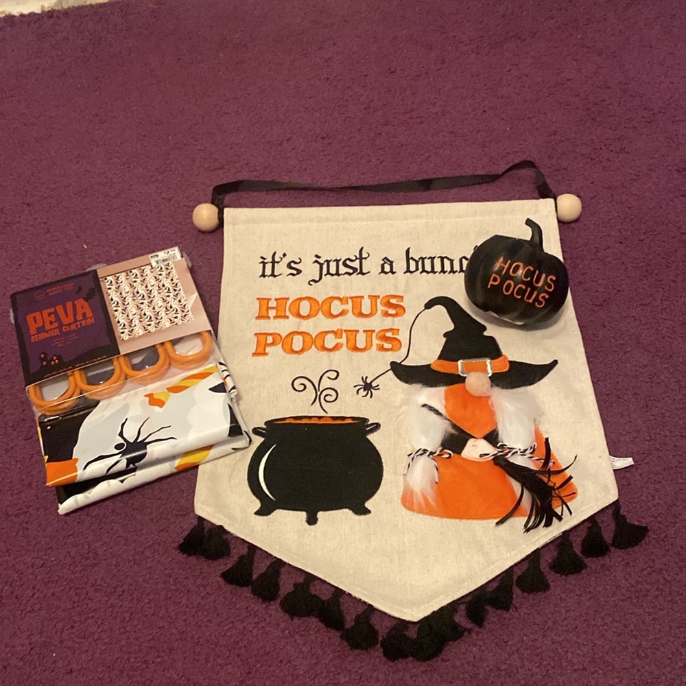 👻NWT 3 piece Halloween hocus pocus witch bundle